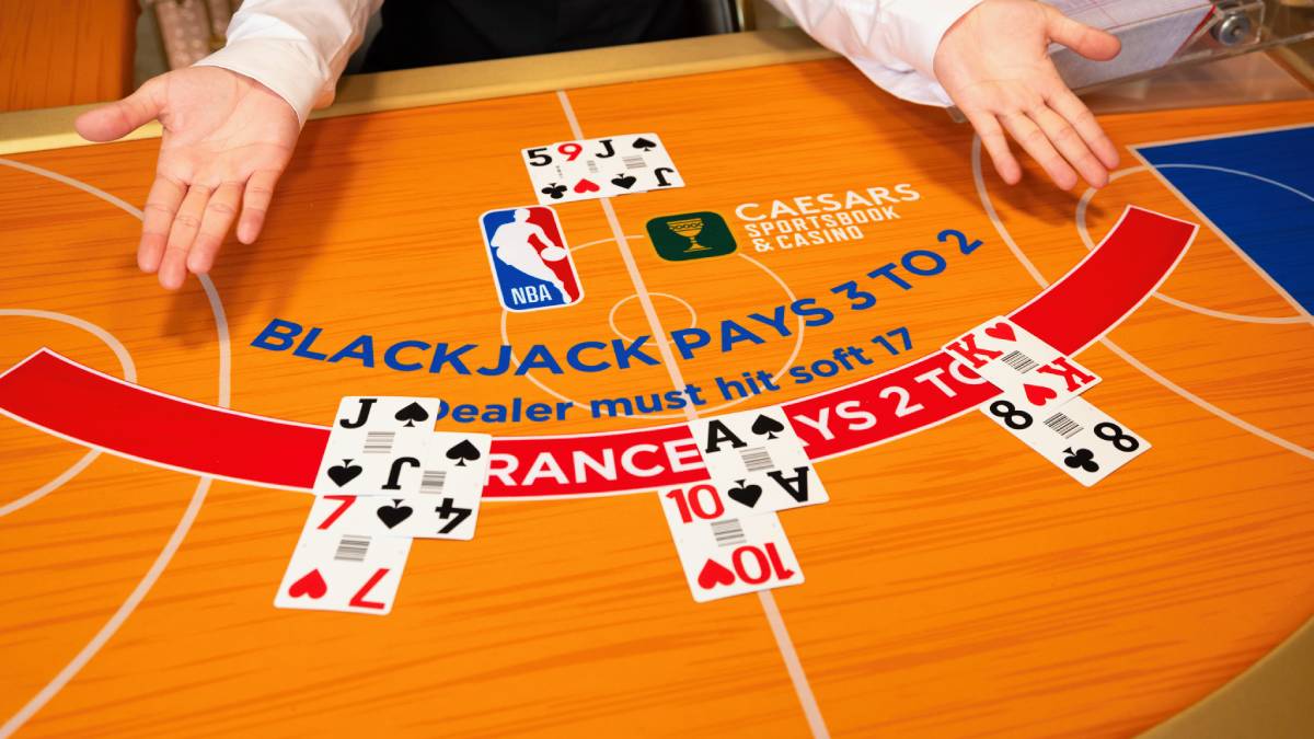 caesars online casino now has an nba-themed blackjack game