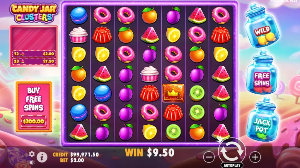 Candy Jar Clusters slot