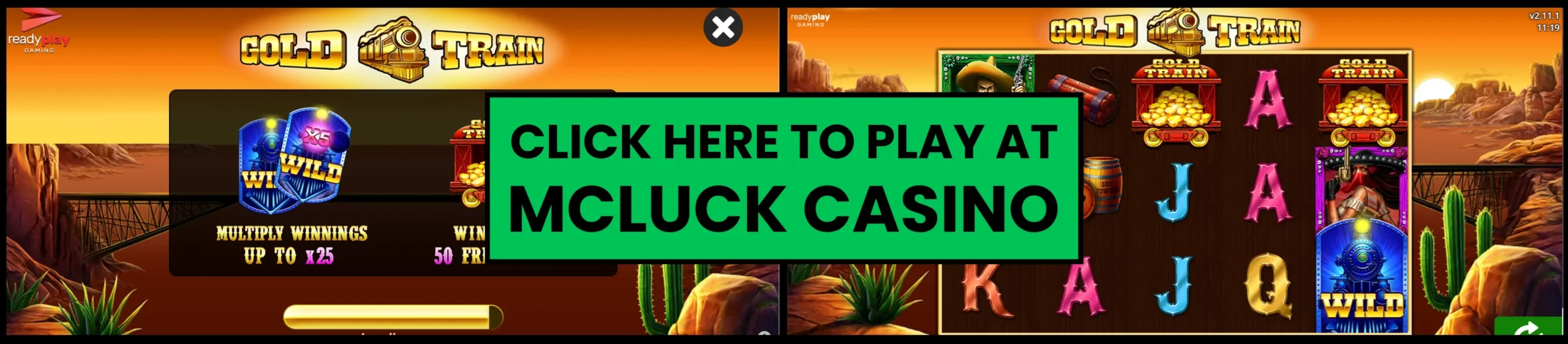 Play Gold Train Slot at McLuck