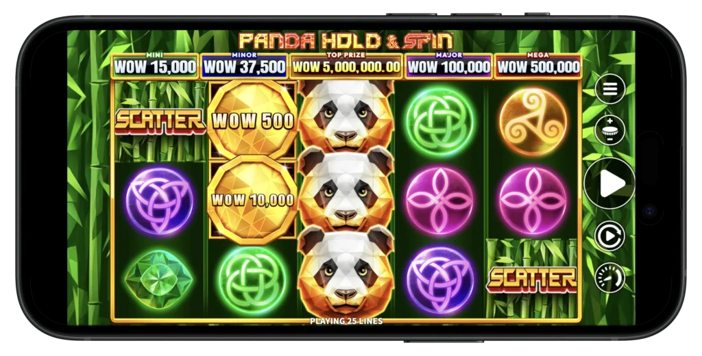 Panda Hold & Spin