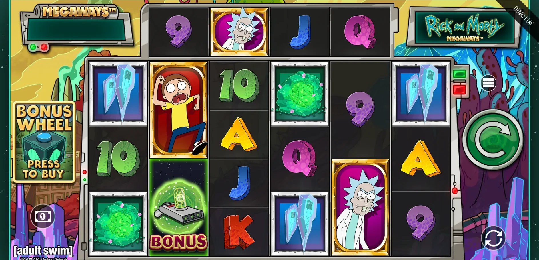 Rick and Morty Megaways at BetMGM Casino