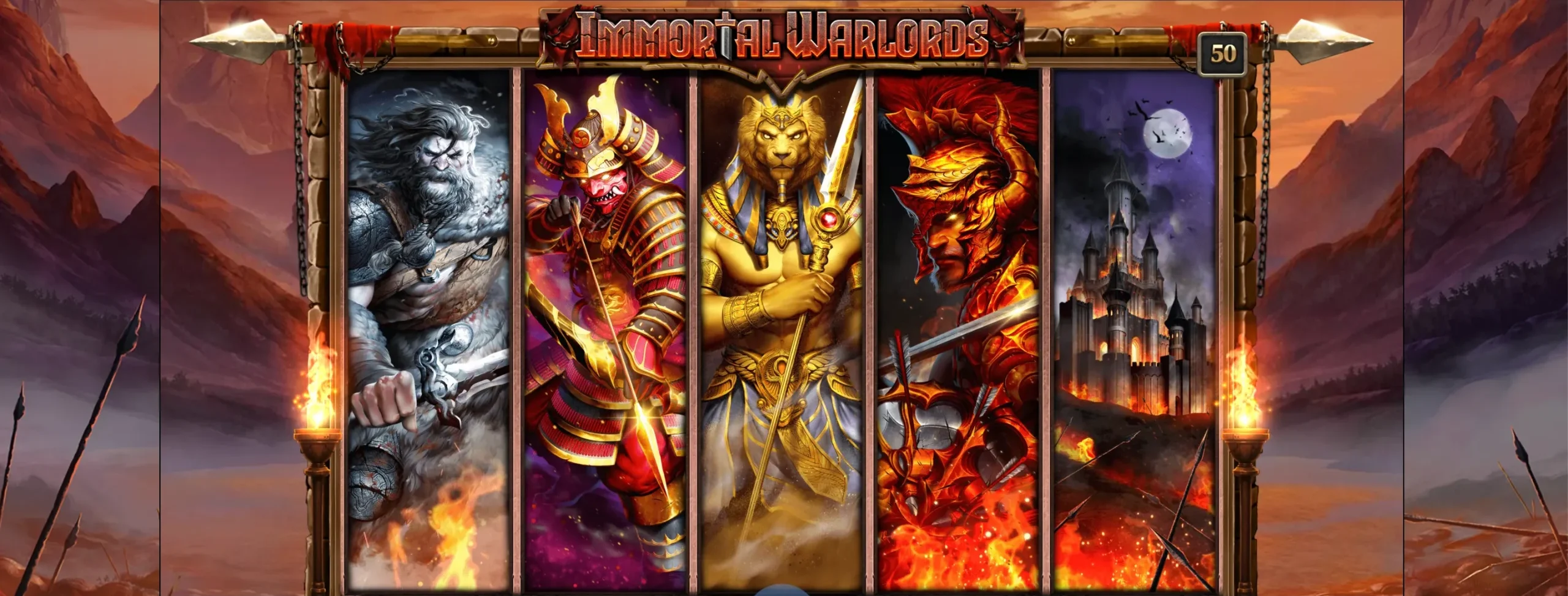 Immortal Warlords at Hello Millions Casino