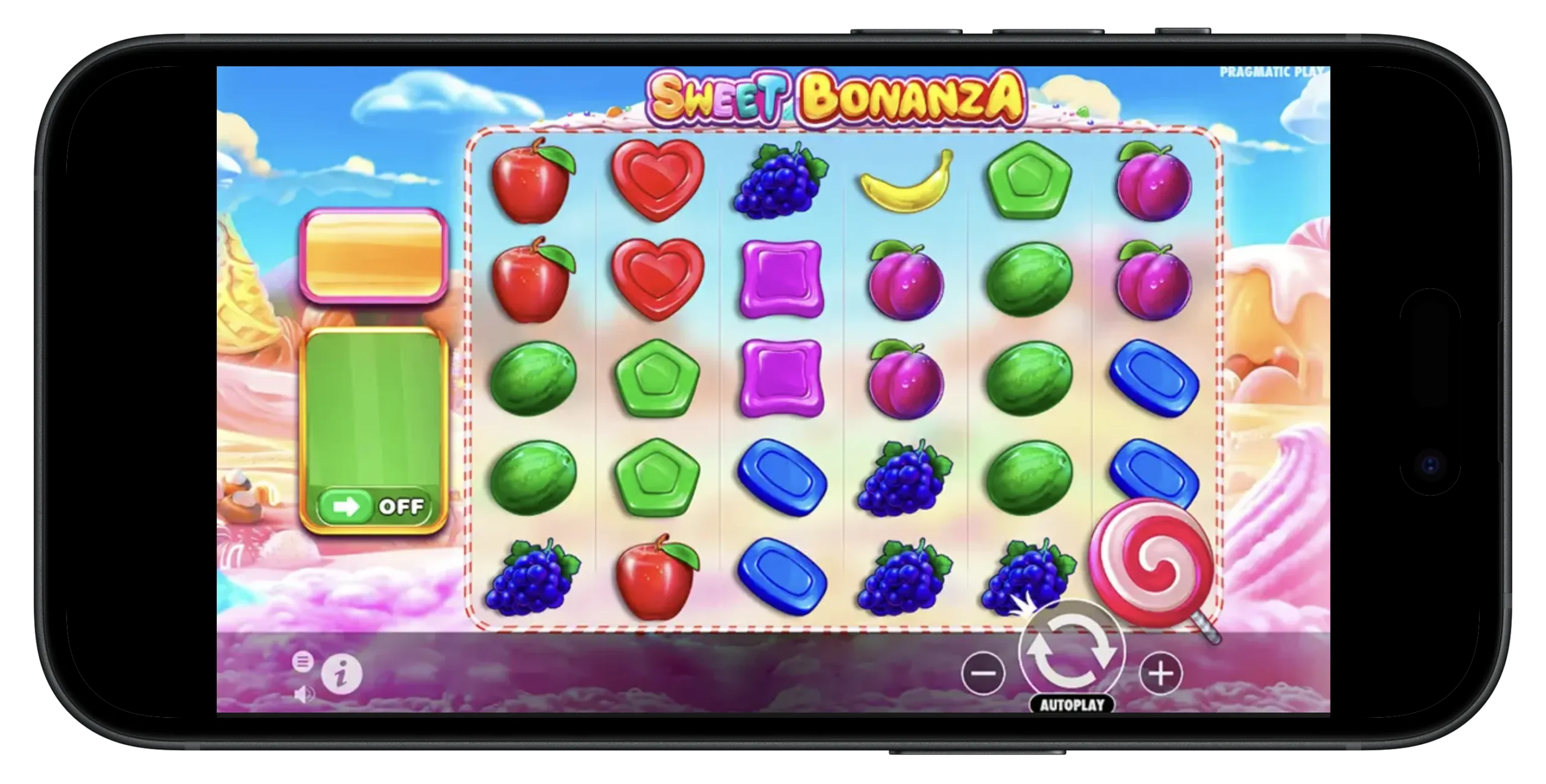 Sweet Bonanza on Mobile at McLuck