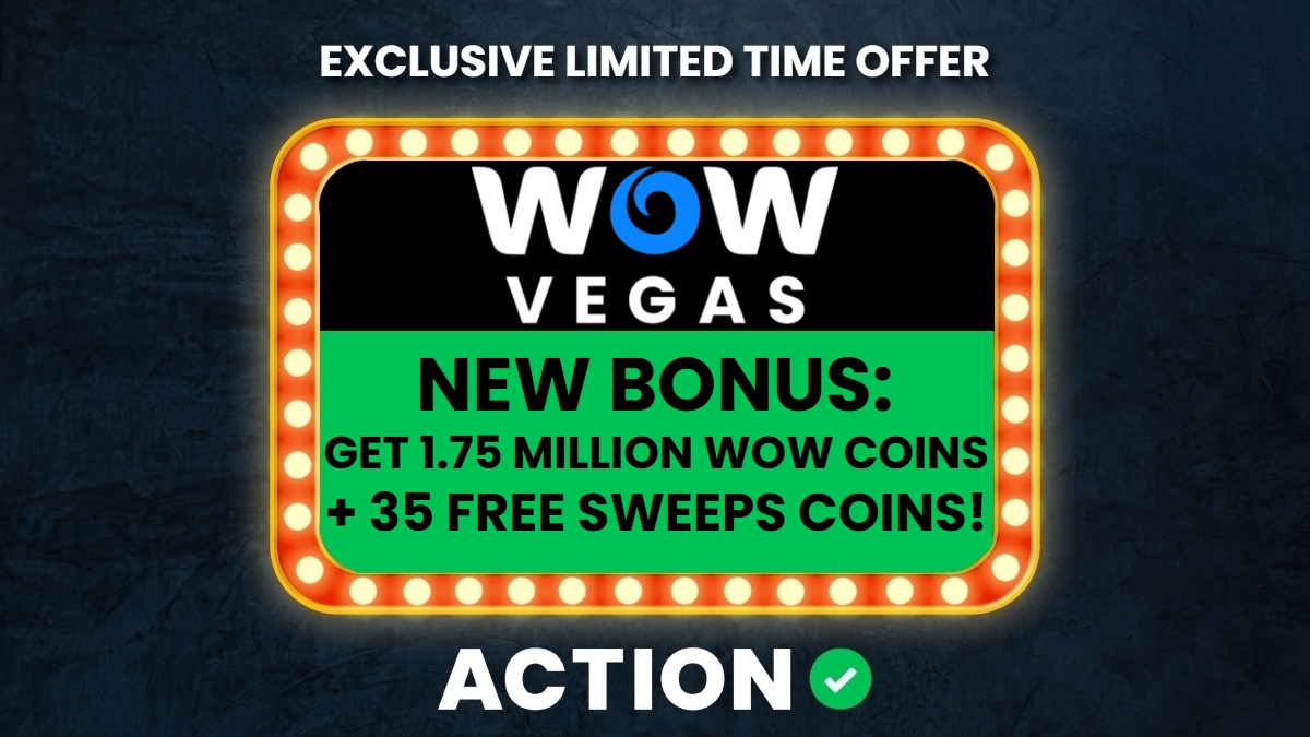 WOW Vegas Promo Code: Play For the Grand Jackpot Worth Over 800,000 SC!