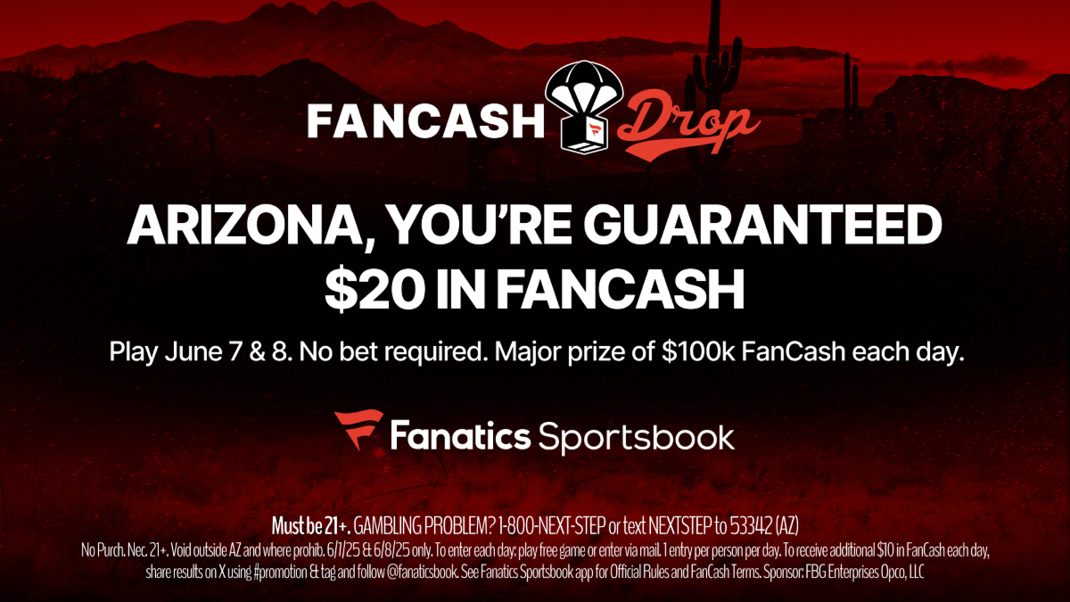 Fanatics Sportsbook Arizona FanCash Offer: Free-to-Play Cash Drop Game Saturday and Sunday Nets Guaranteed FanCash for All AZ Bettors Image