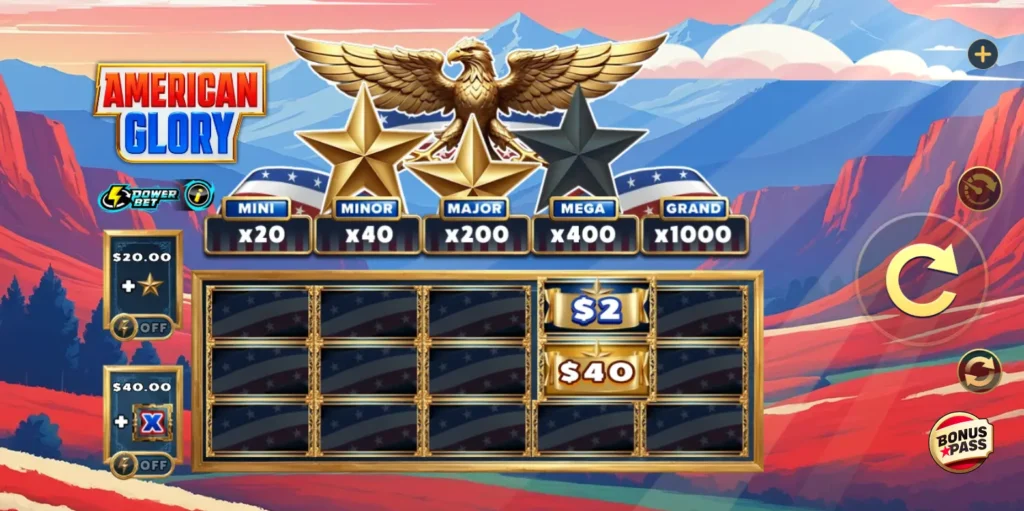 American Glory is a social casino slot game from High 5 Games. 