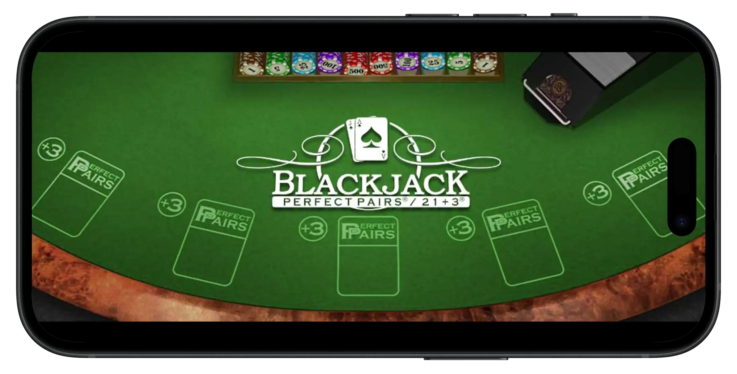 Blackjack at bet365 Casino on mobile.