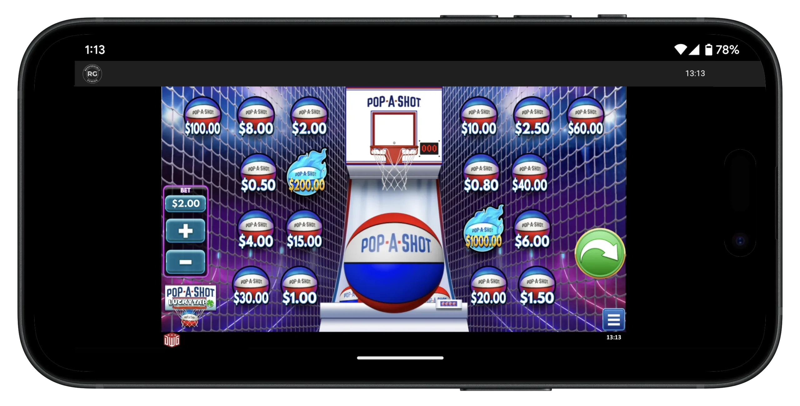 Caesars Palace Online Casino Pop-A-Shot