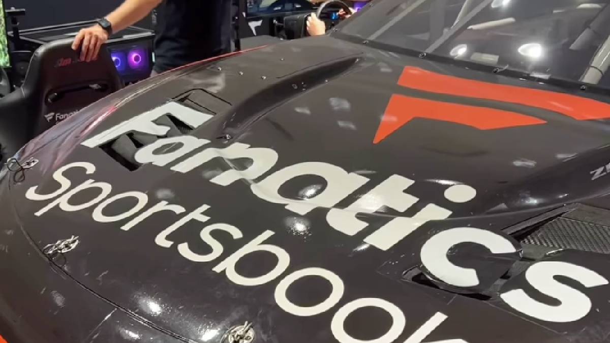 the fanatics fest nyc featured the fanatics number 44 race car.