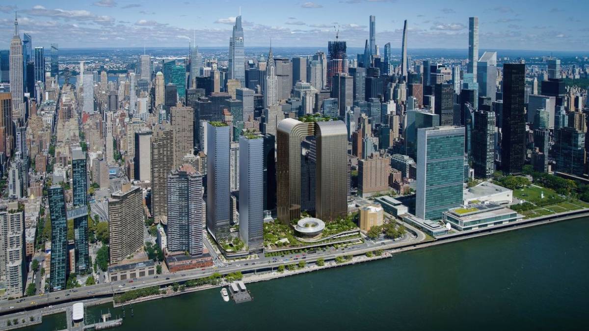 Freedom Plaza is an $11 billion plan for Midtown Manhattan being submitted this week as part of New York State’s downstate casino licensing process.