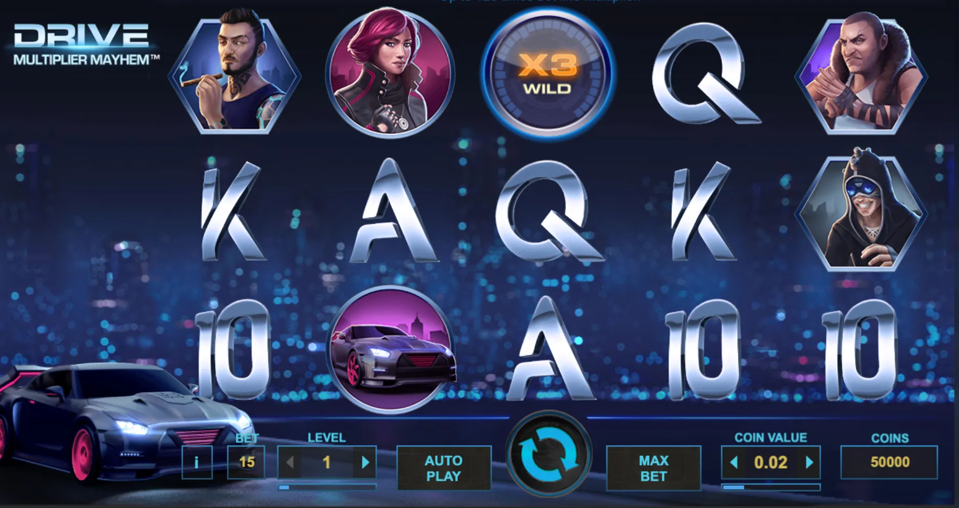 Driver Multiplier Mayhem on bet365 Casino