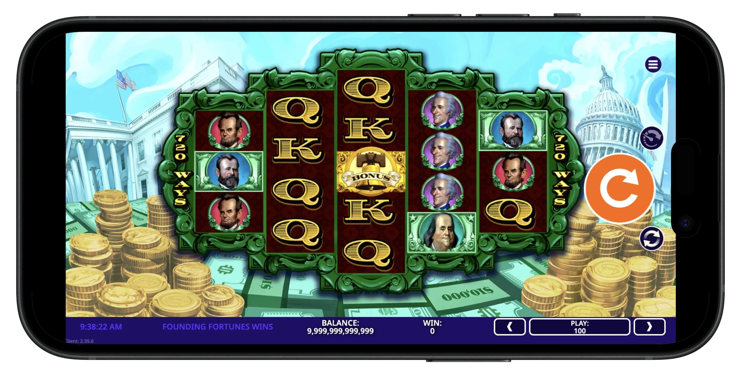 Founding Fortunes on mobile.