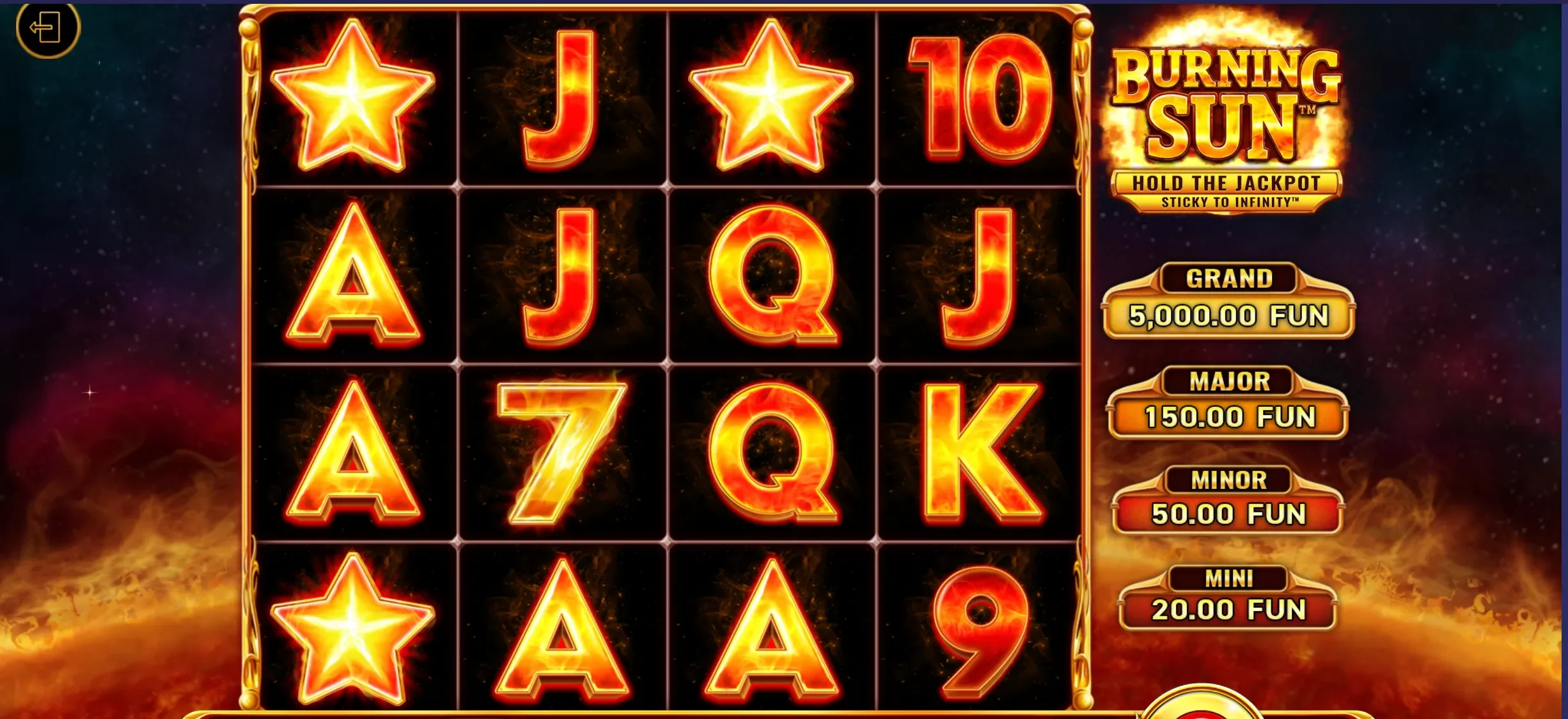 Burning Sun at BetMGM Casino
