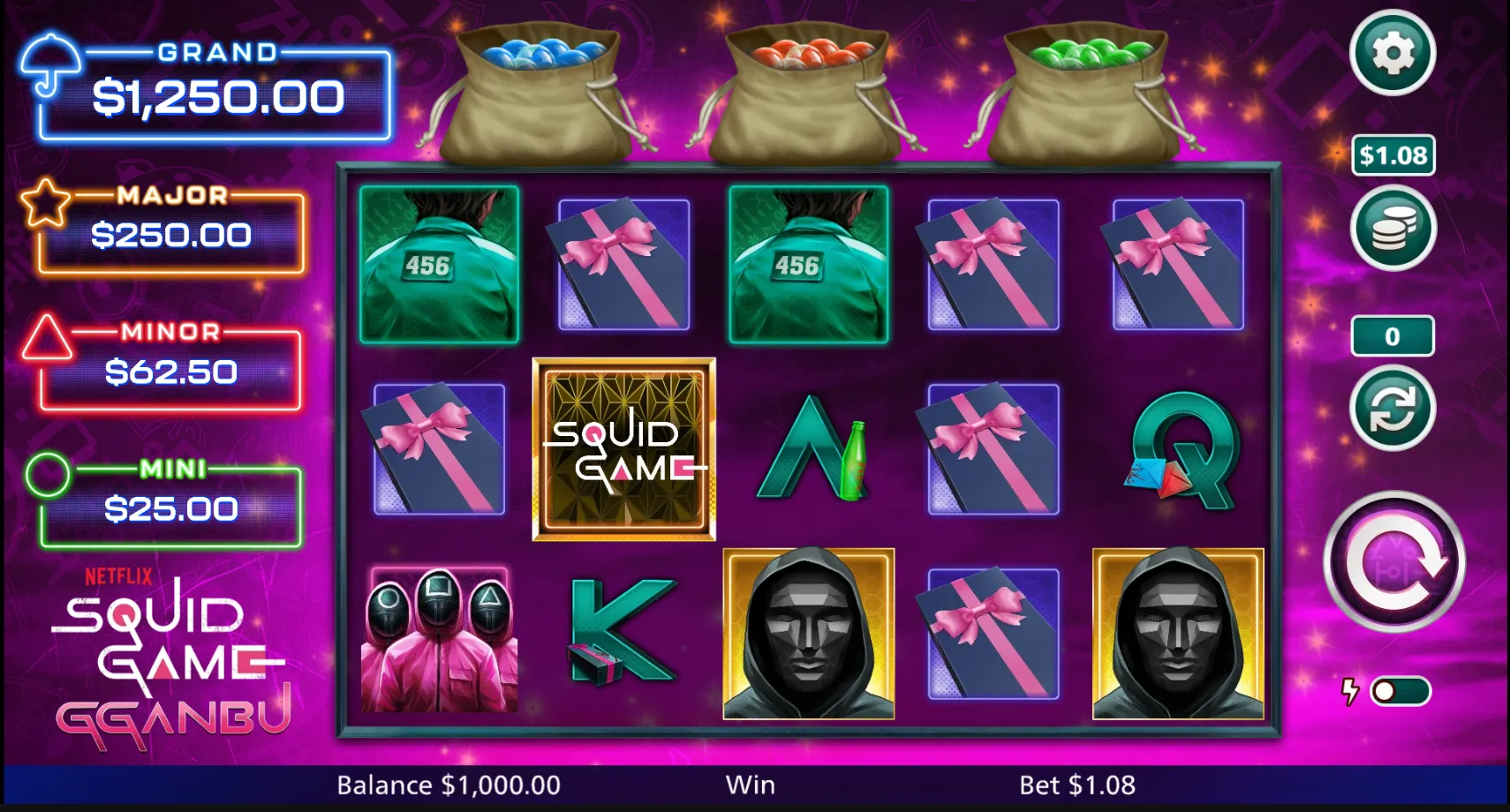  Squid Game Gganbu at Caesars Palace Online Casino