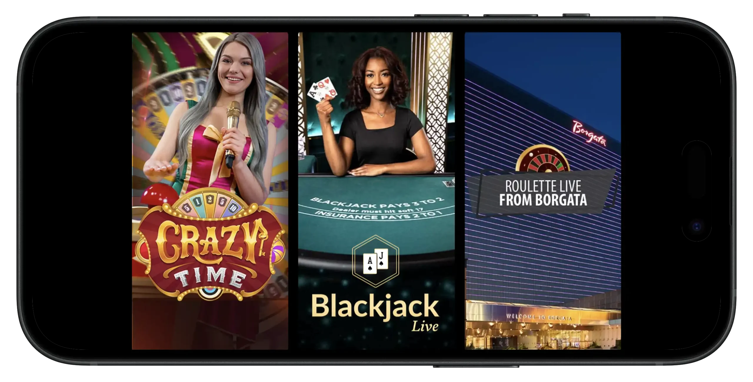 BetMGM Selection of Blackjack Live.