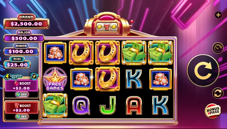 Screenshot of Sonic Sevens online slot interface.