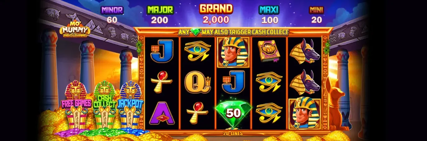 Here's a Mo' Mummy slot.