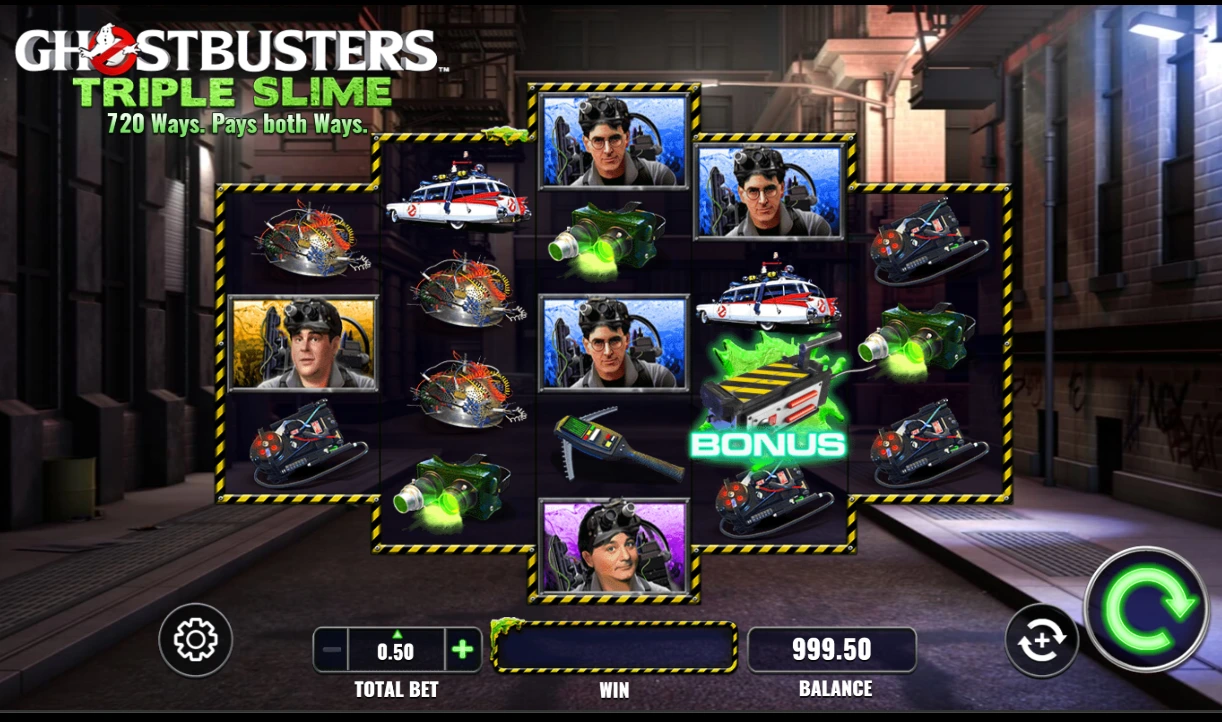 Ghostbusters Triple Slime slot