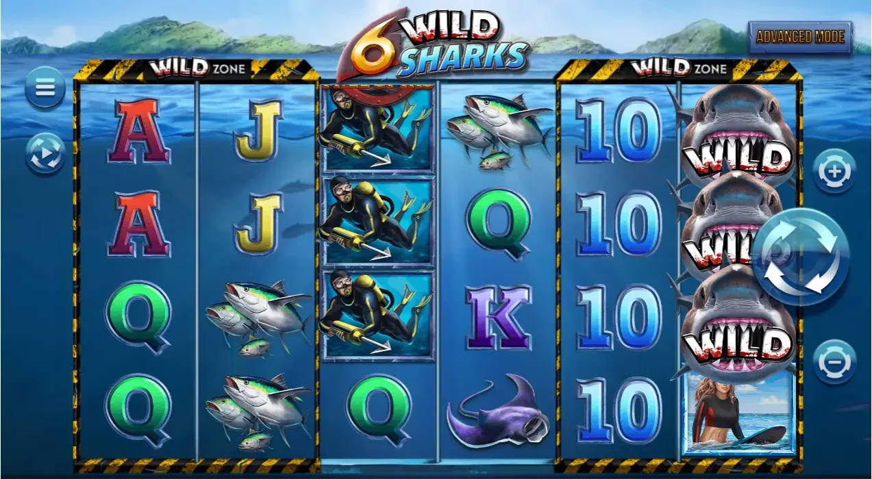 6 Wild Sharks Slot