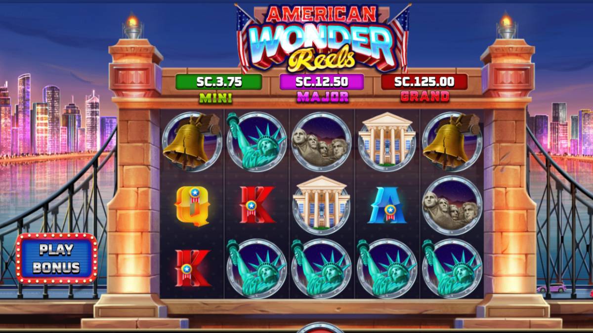 if you love american flags and american eagles this is a sweepstakes casino game you will want to try.