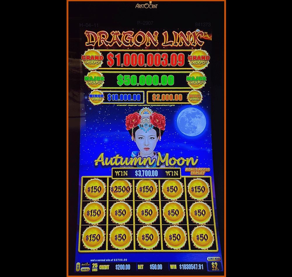 monarch casino has paid out two jackpots worth over one million dollars each over the past six months.