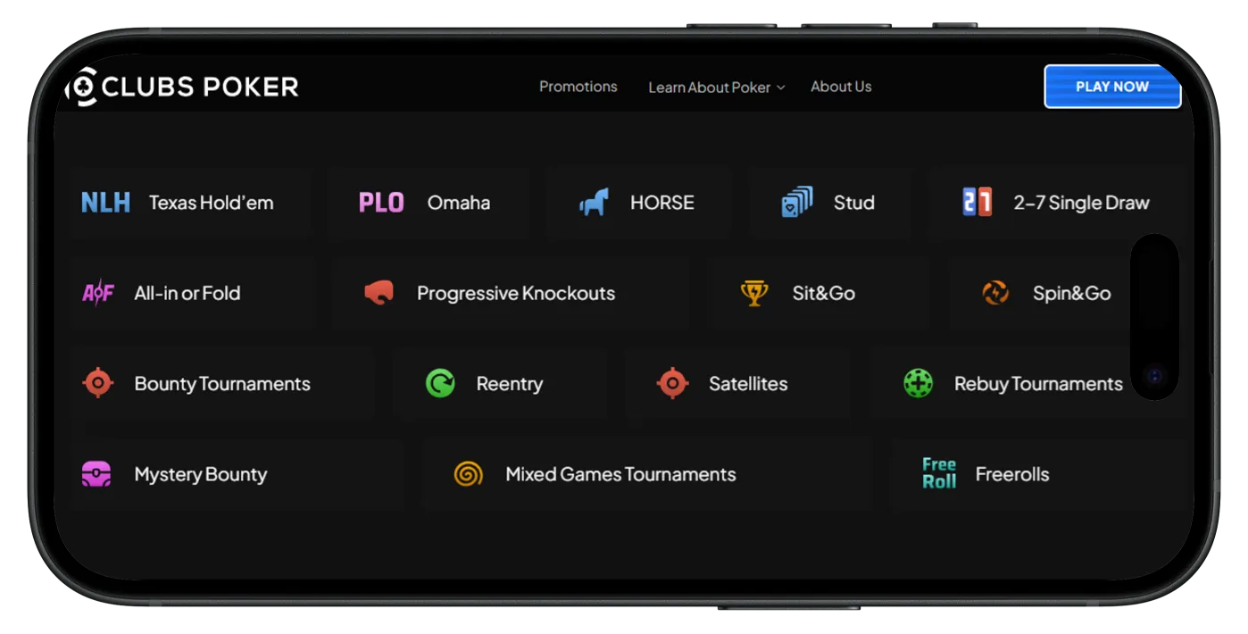 Clubs Poker