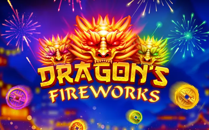 a look at the Dragon's Fireworks slot game interface