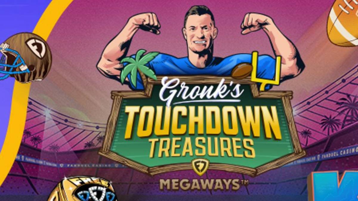 Gronk Touchdown treasures is an online casino game featuring former nfl star rob gronkowski.