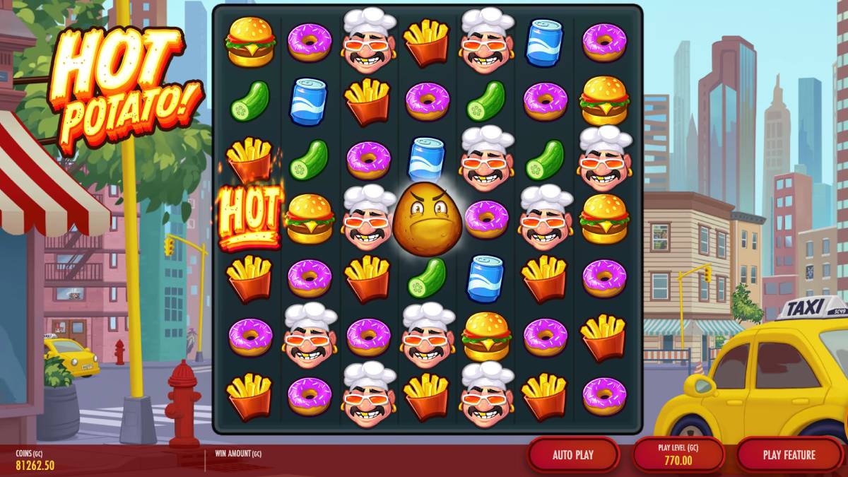hot potato is a fun game you can play on national french fry day free fries because you can win lots of gold coins.