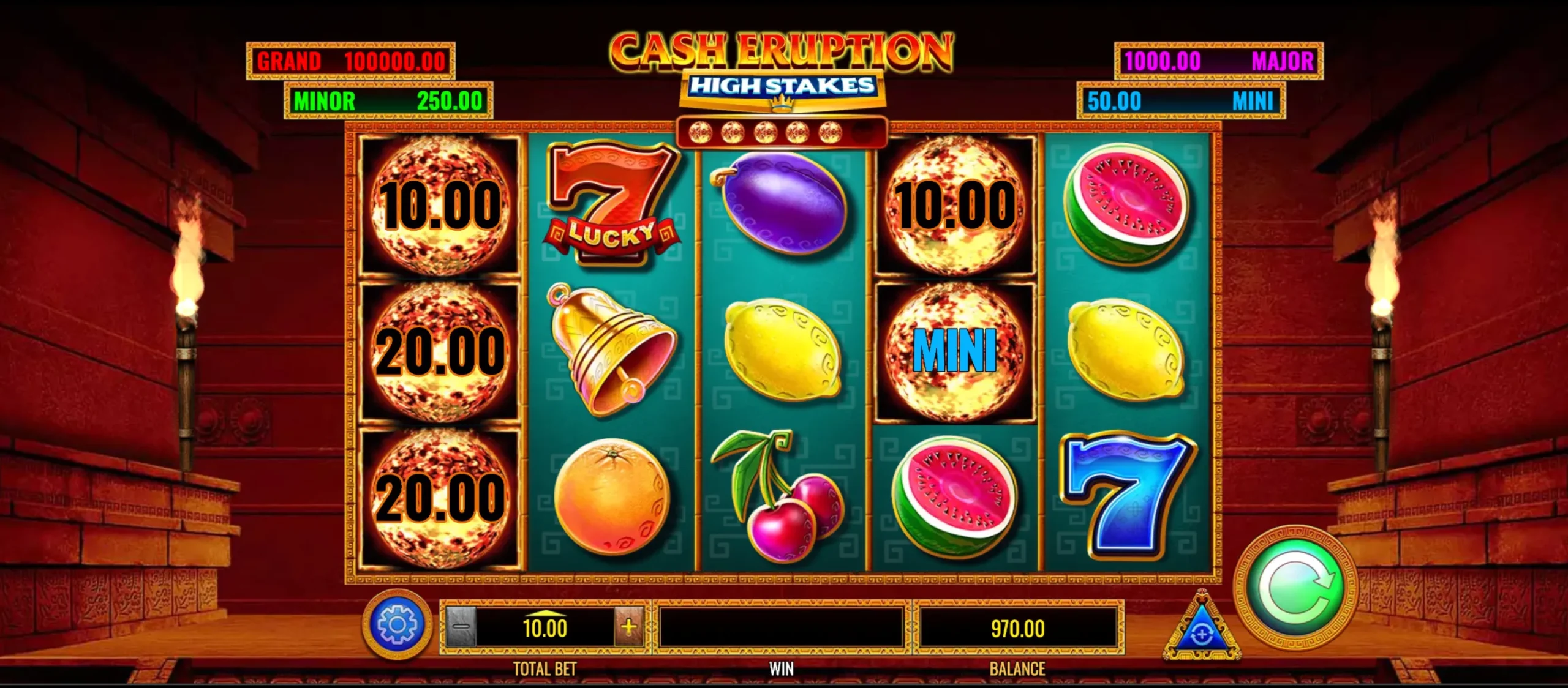 Cash Eruption High Stakes at Golden Nugget Casino
