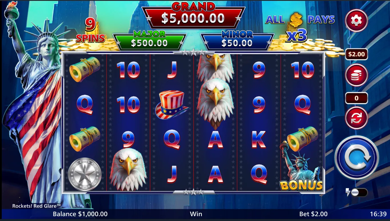 Rockets Red Glare at Borgata Casino