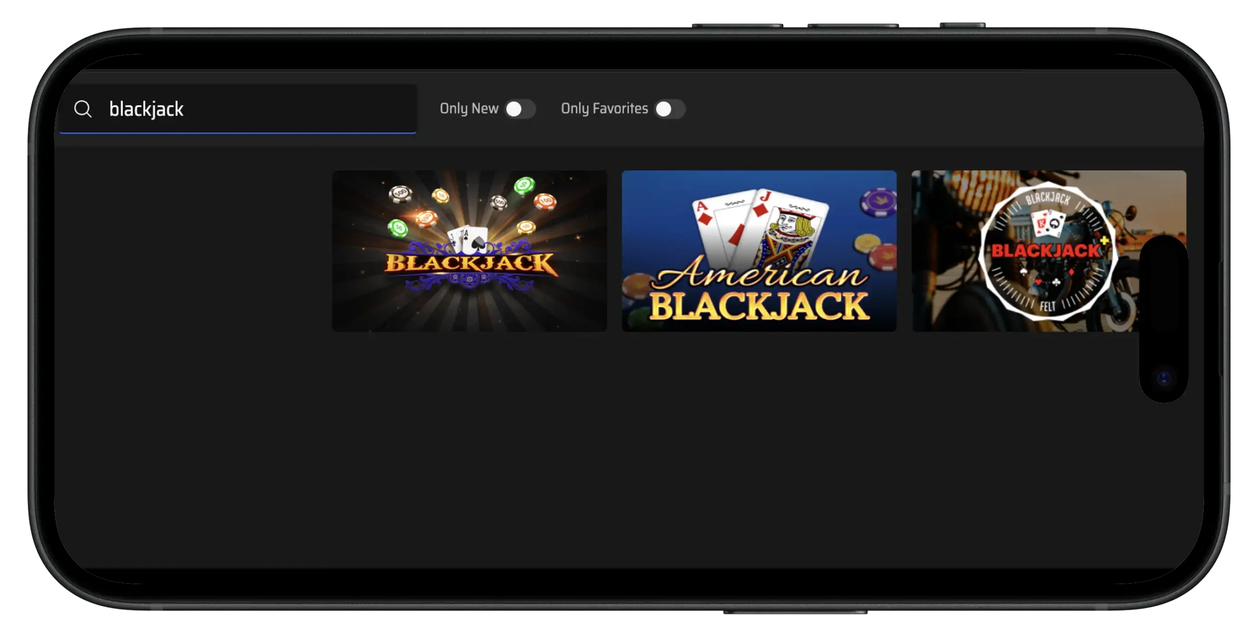 Blackjack on Clubs Poker.