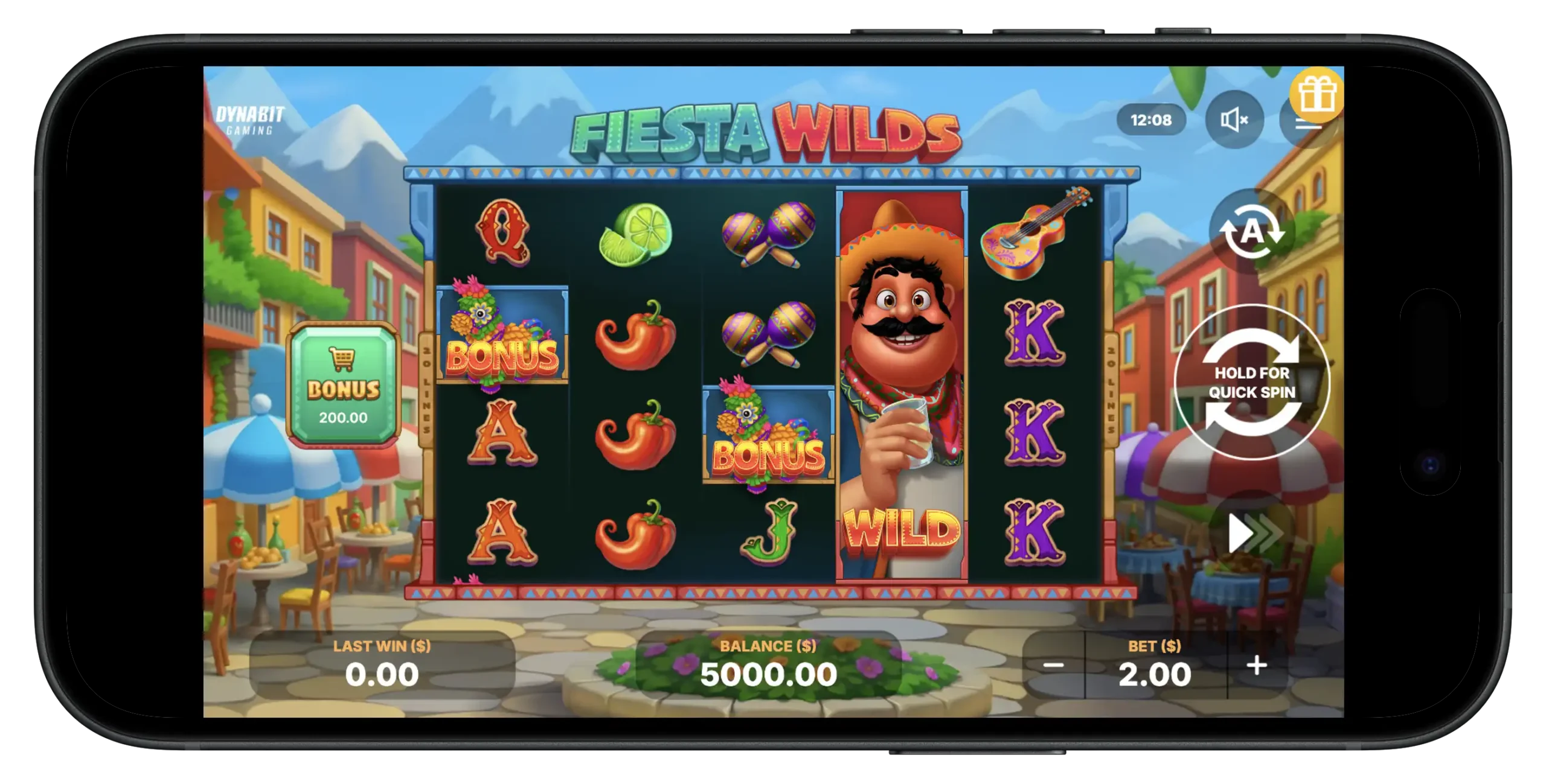 Fiesta Wilds on mobile.
