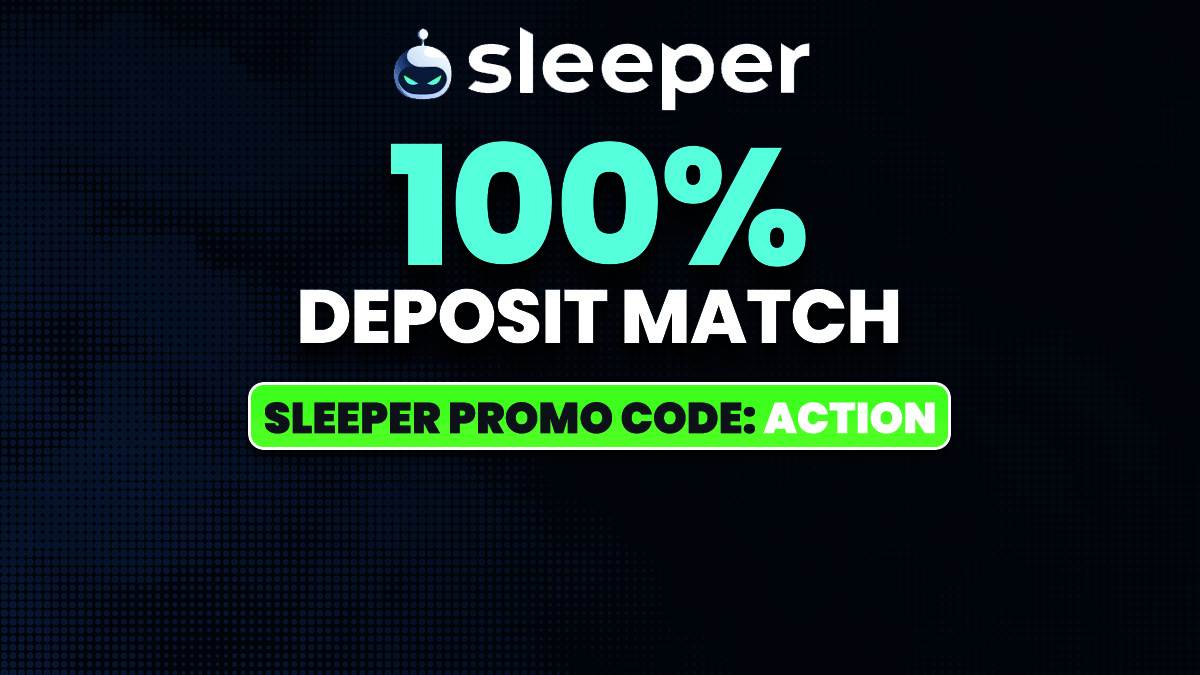 Use Sleeper Fantasy Promo Code ACTION for $100 Deposit Match Bonus; Place Lineups on 4th of July Sports Now Image