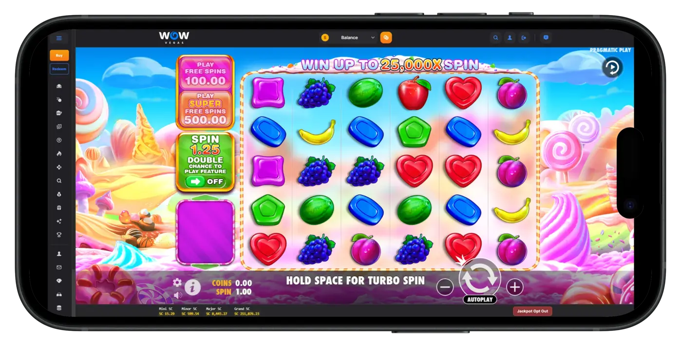 WOW Vegas Sweet Bonanza 1000