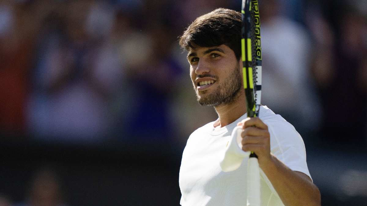 Sinner vs. Alcaraz Wimbledon Betting Promos, Odds, How To Bet on Tennis Now article feature image