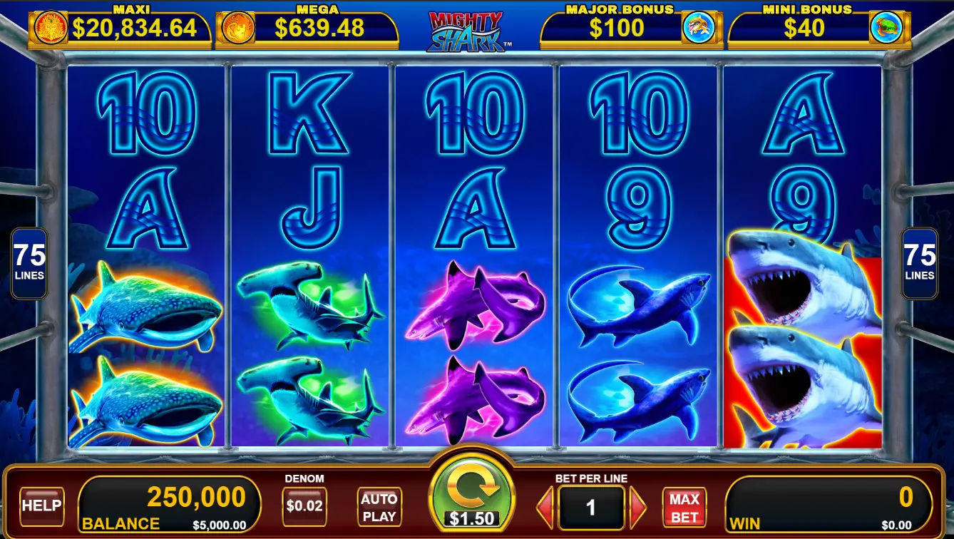Ocean Spin Mighty Shark