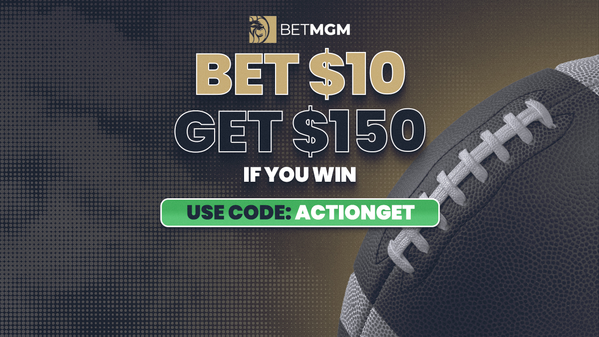 BetMGM Bonus Code ACTIONGET Banks $150 Betting Promo in MI, NJ, and PA for CFB Week 0, Any Weekend Game article feature image