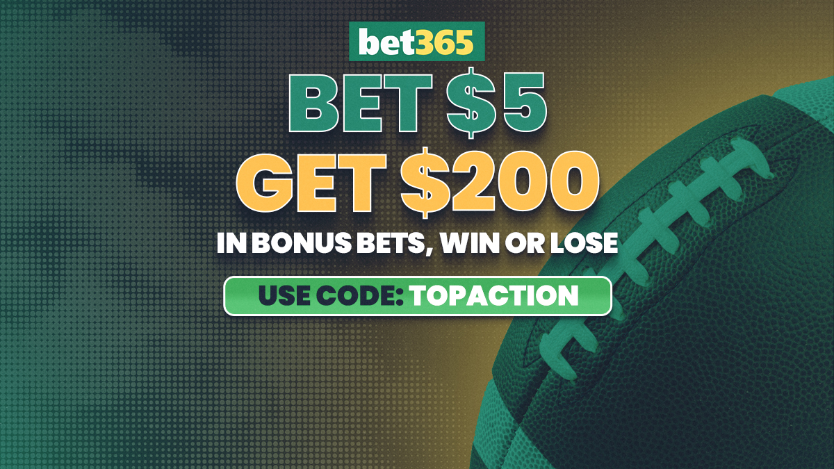 New bet365 Bonus Code TOPACTION Offer: Grab $200 in Bonus Bets for Patriots vs. Giants NFL, Any Event Today article feature image