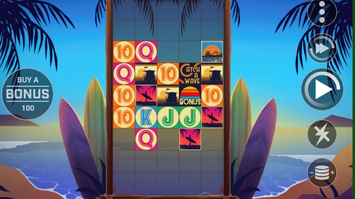catch a wave is a sweepstakes casino game that will get you in the mood for national beach day