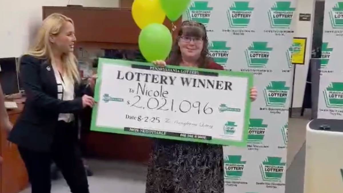 the Pennsylvania lottery awarded a woman over $2 million after she hit the progressive jackpot playing online Monopoly.