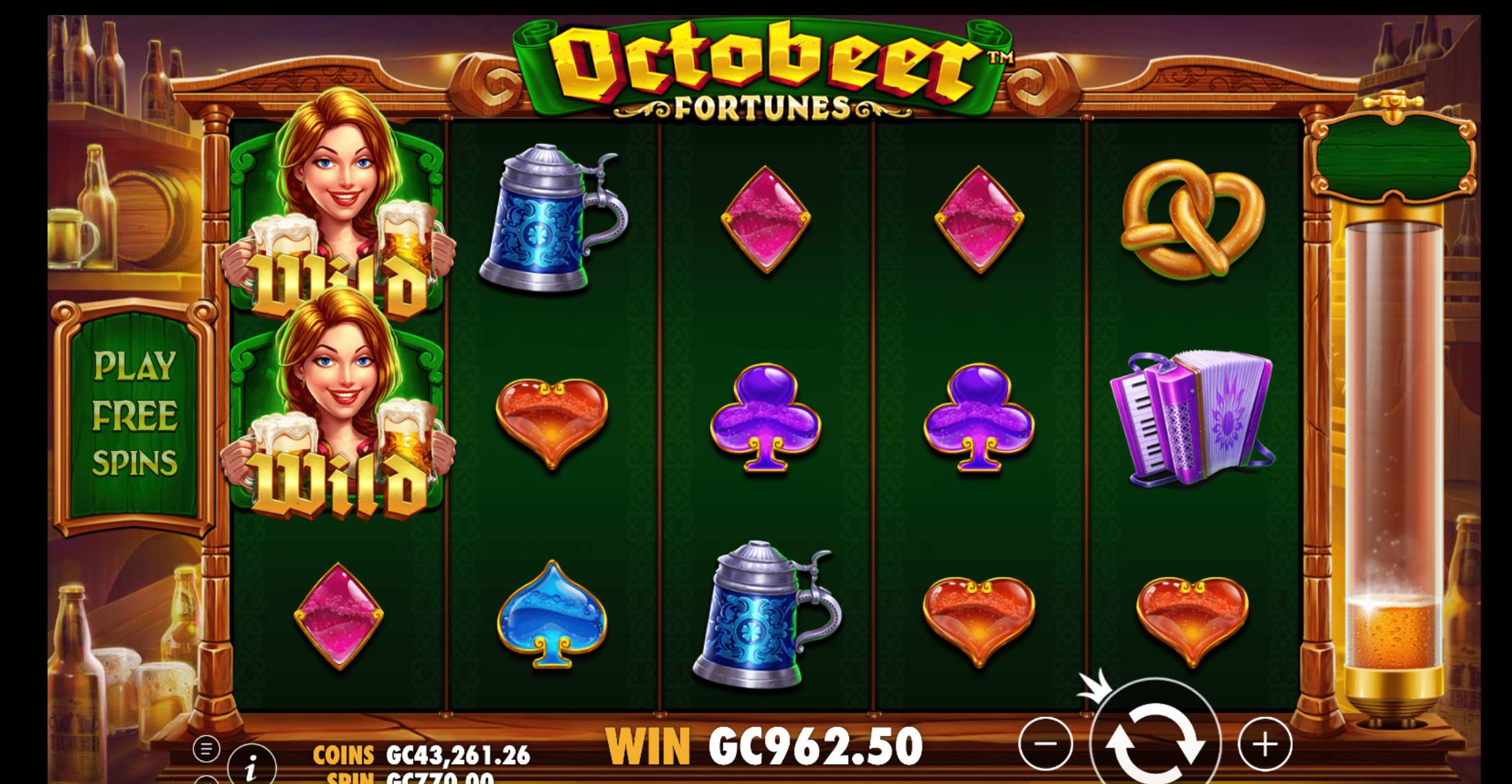 playing the sweepstakes casino octobeer fortunes on national hazy ipa day.