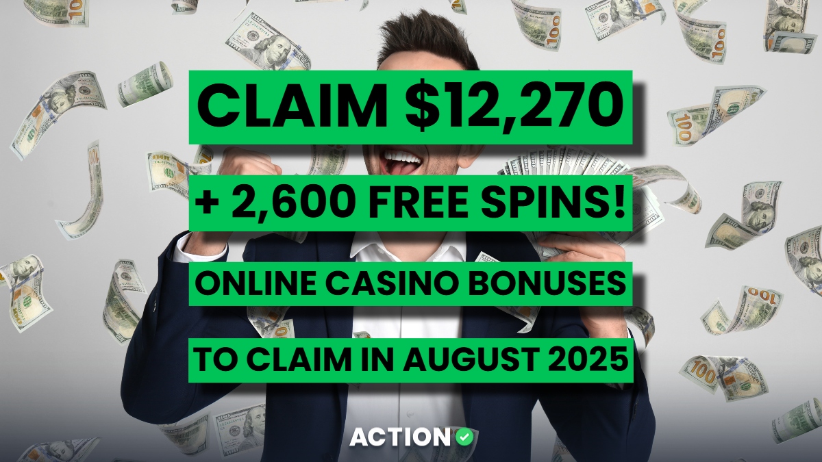 Claim $12,270 in Online Casino Bonus Codes & 2,600 Free Spins in August 2025!