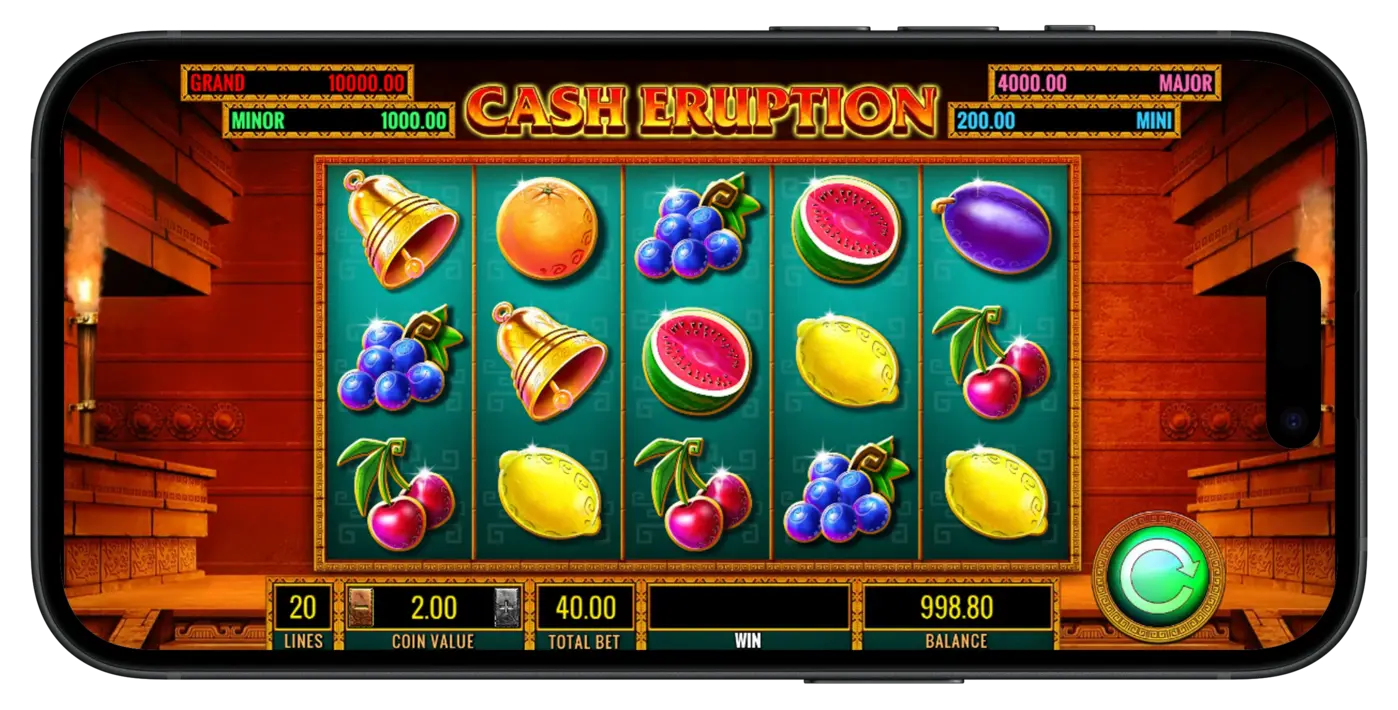 Real Money Slots - Cash Eruption