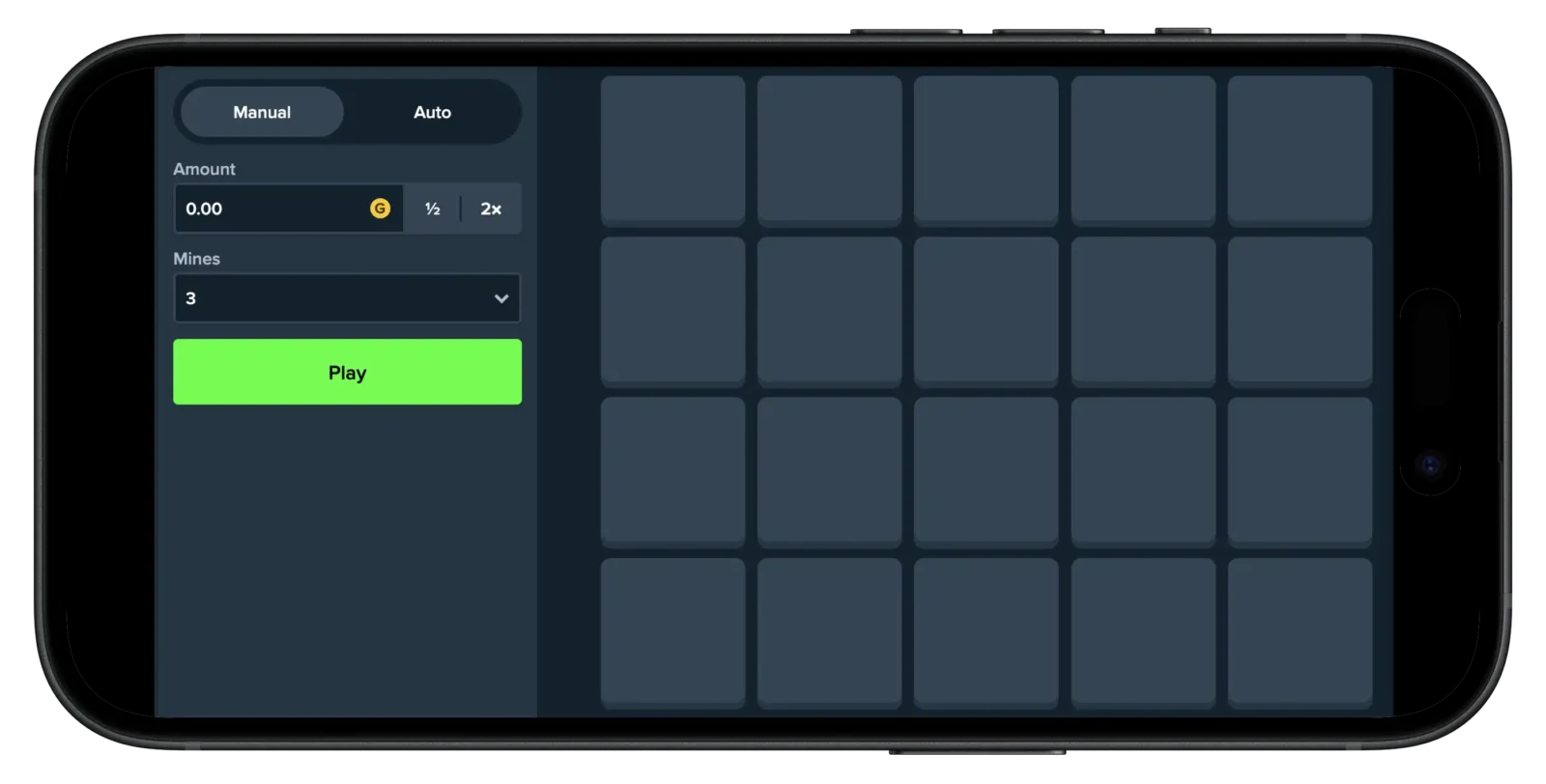 Stake Mines on Stake.us mobile.