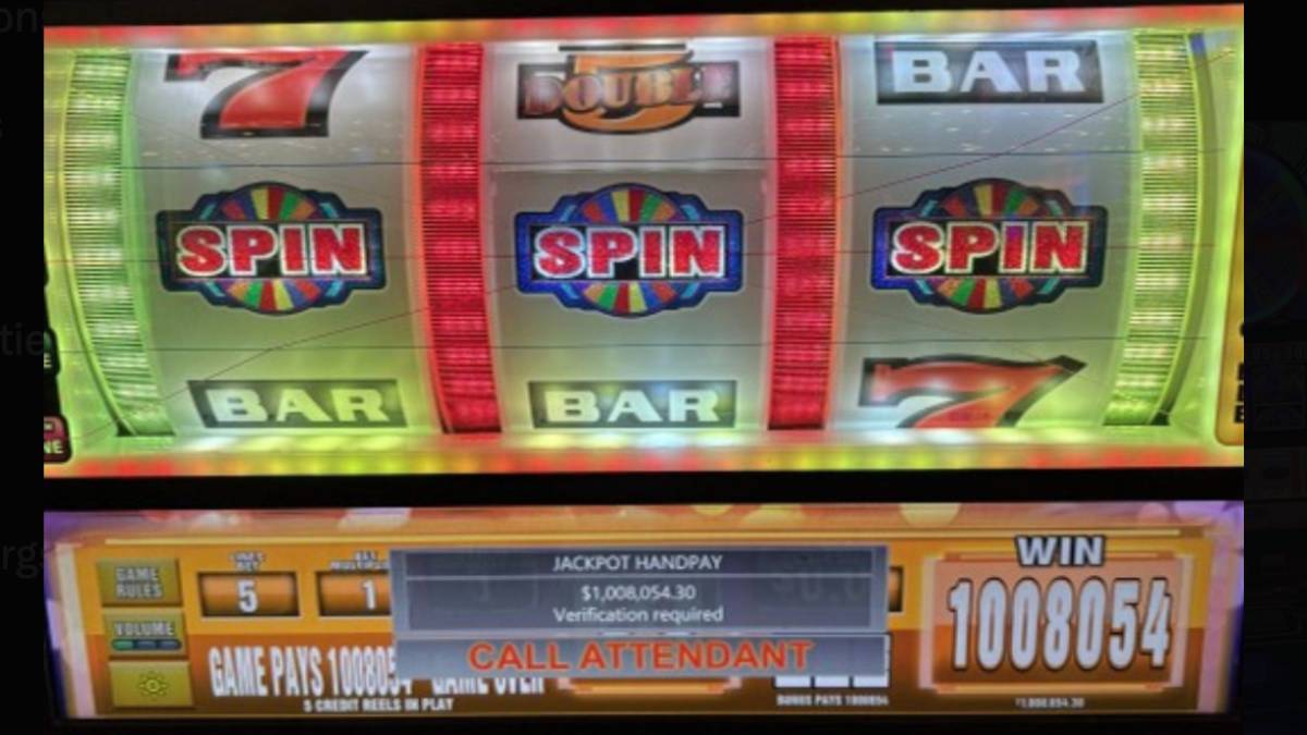 someone won over a million dollars playing a wheel of fortune slot machine in las vegas, a huge casino jackpot, for sure.