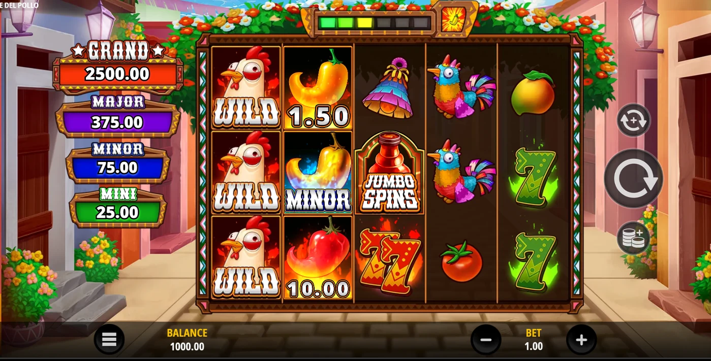 New Slots at DraftKings Casino: Cash Eruption Rey Picante Del Pollo