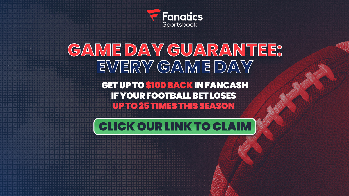 Fanatics Sportsbook Promo Offers Up to $100 in FanCash Back for Football Game Days, Starting With CFB Week 0 Image