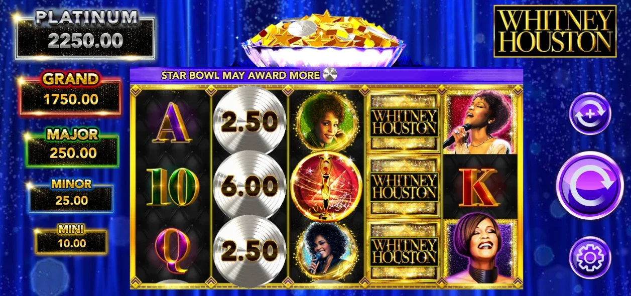 Whitney Houston casino slot
