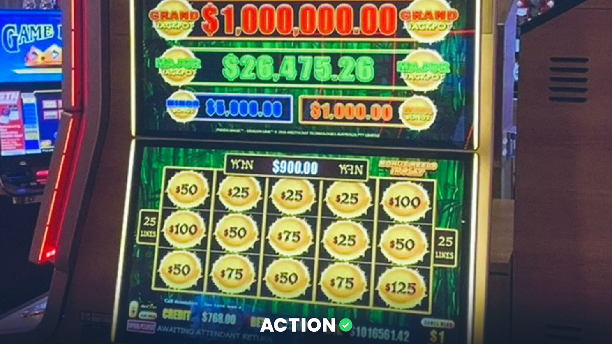 Red Rock Casino Slot Machine Jackpot Pays Out Big Image